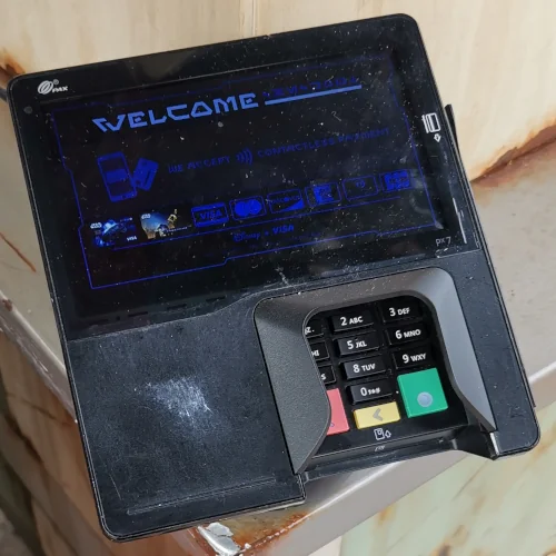 Galaxy's Edge Credit card reader